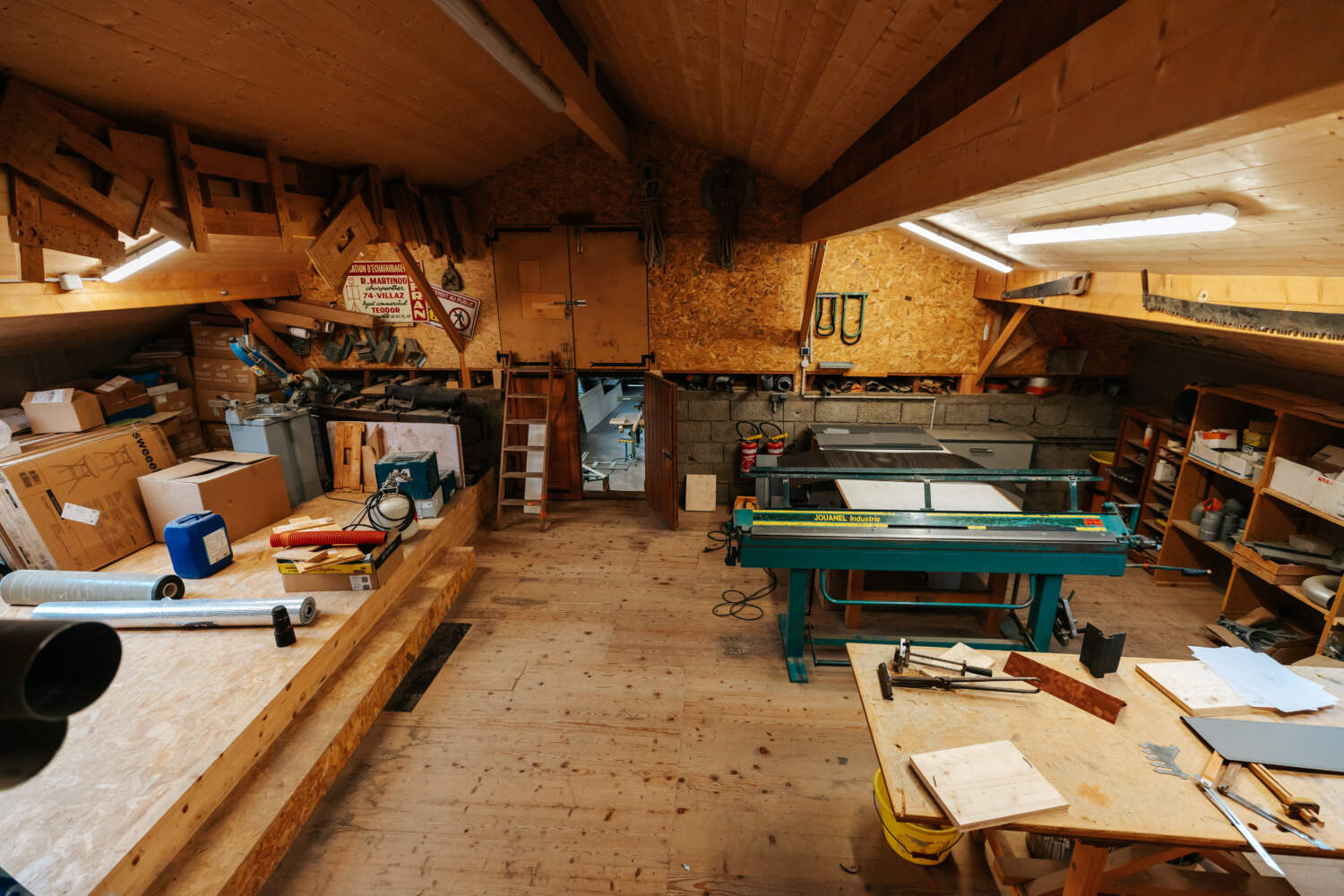 Vue atelier à Villaz